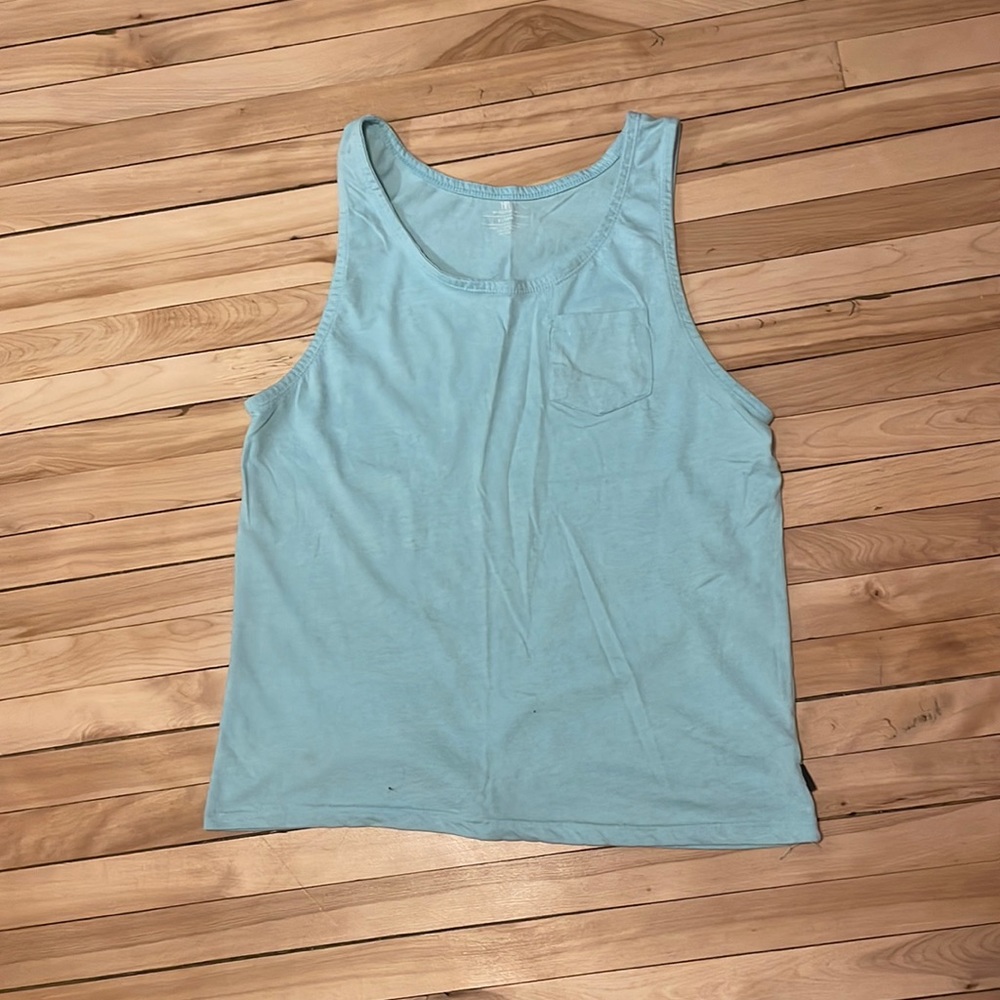 Mens baby blue tank